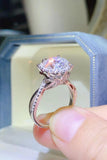 2 Carat Moissanite 925 Sterling Silver Ring - Flyclothing LLC