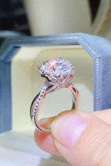 2 Carat Moissanite 925 Sterling Silver Ring - Flyclothing LLC