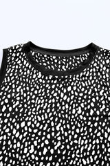 Printed Round Neck Tank - Flyclothing LLC