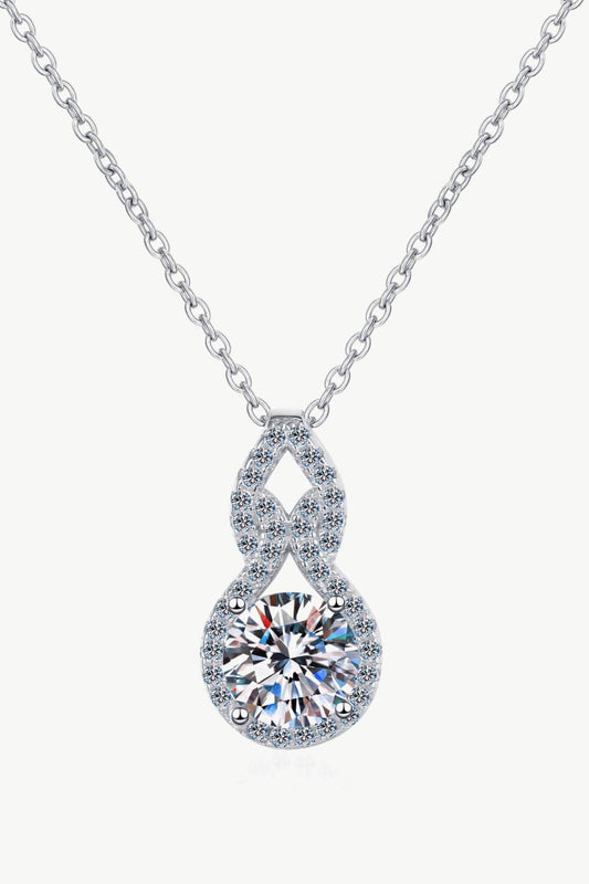 1 Carat Moissanite Pendant Necklace - Flyclothing LLC