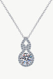 1 Carat Moissanite Pendant Necklace - Flyclothing LLC