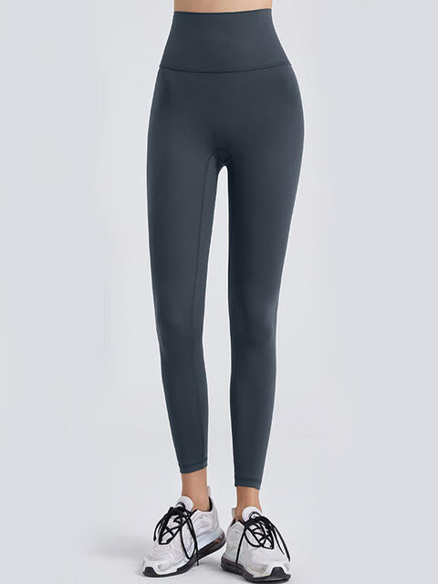 Wide Waistband Sports Leggings - Flyclothing LLC