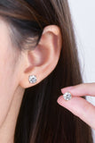 2 Carat Moissanite 925 Sterling Silver Stud Earrings - Flyclothing LLC