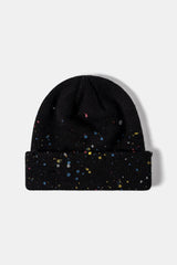 Confetti Rib-Knit Cuff Beanie - Flyclothing LLC