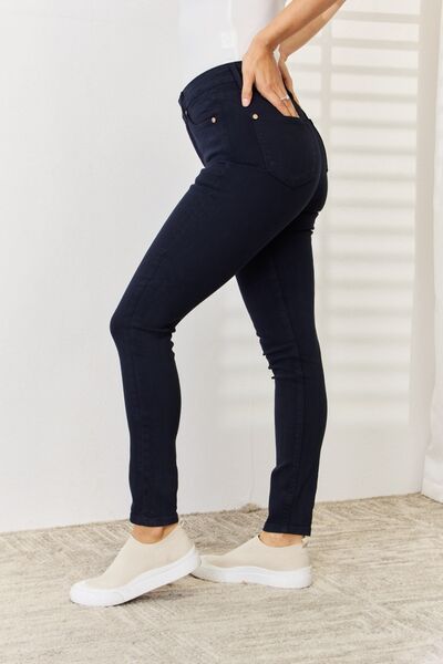 Judy Blue Full Size Garment Dyed Tummy Control Skinny Jeans - Flyclothing LLC