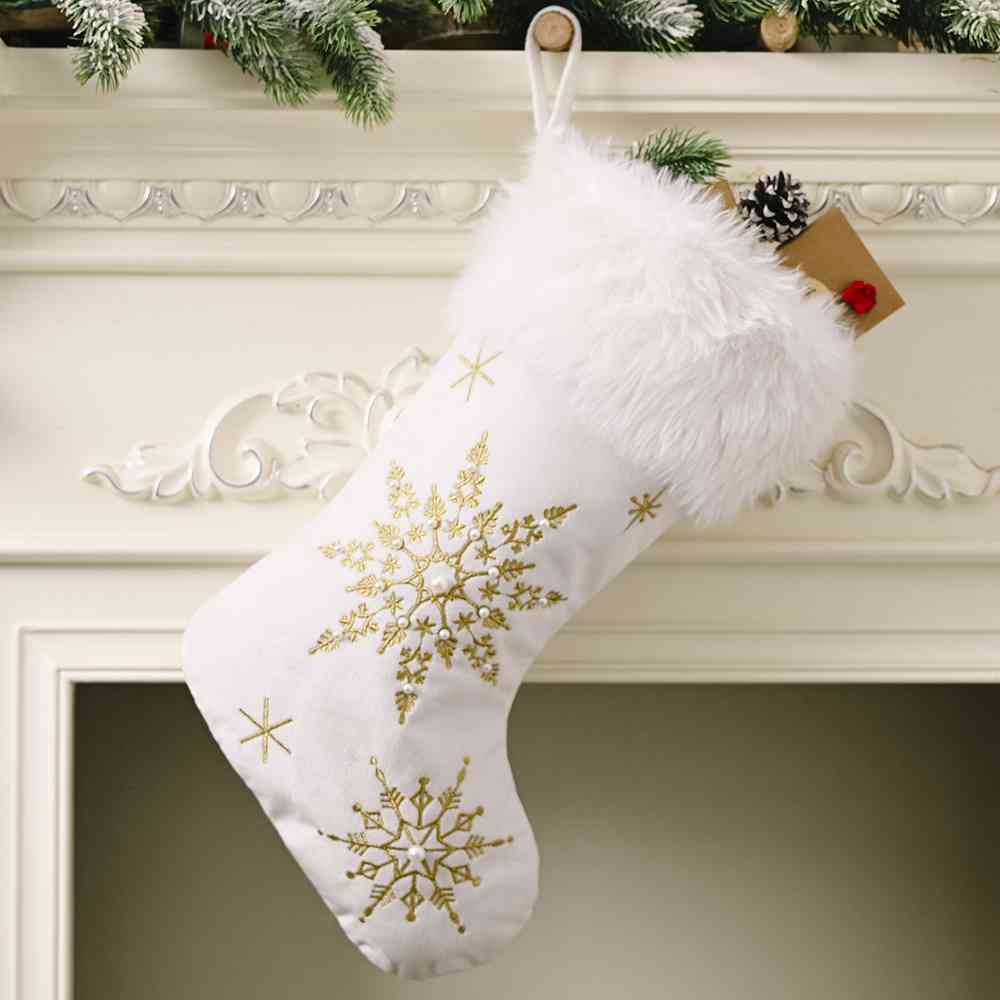 Snowflake Christmas Stocking - Flyclothing LLC