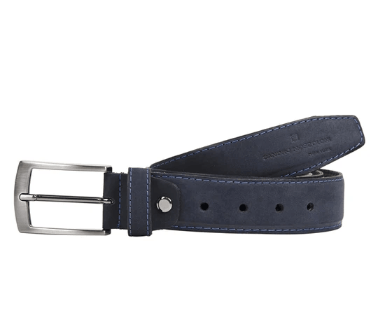 Sandro Moscoloni Dress Belt 080 Navy - Flyclothing LLC