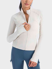 Zip-Up Long Sleeve Sports Jacket - Flyclothing LLC