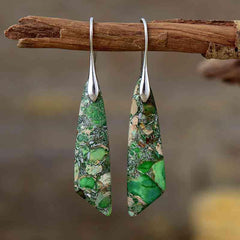 Gold-Plated Copper Dangle Earrings - Flyclothing LLC