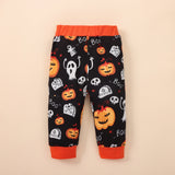 MY FIRST HALLOWEEN Graphic Bodysuit and Printed Long Pants Set - Flyclothing LLC