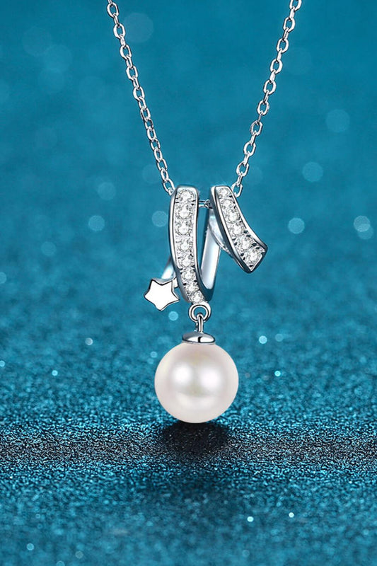 Give You A Chance Pearl Pendant Chain Necklace - Flyclothing LLC