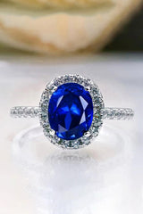 2 Carat Moissanite Pigeon Egg Ring - Trendsi