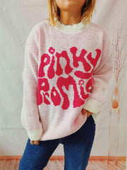 PINKY PROMISE Graphic Sweater - Flyclothing LLC