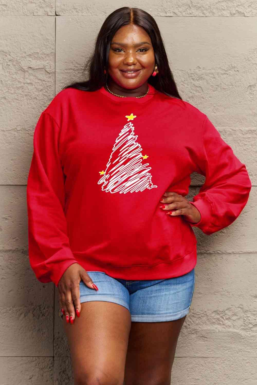 Simply Love Full Size Graphic Sweatshirt - Flyclothing LLC