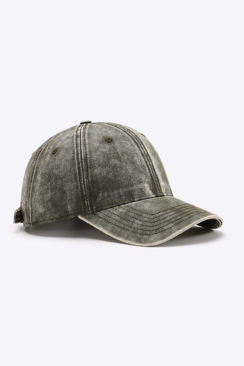 Plain Adjustable Baseball Cap - Flyclothing LLC