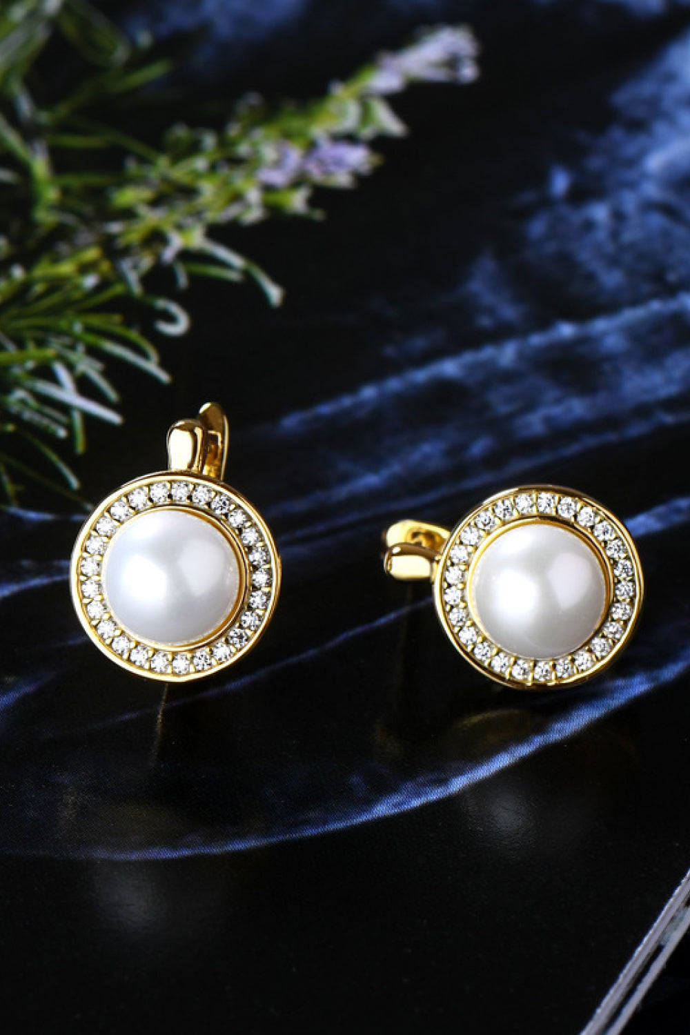 Moissanite Pearl 925 Sterling Silver Earrings - Flyclothing LLC