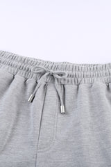 Drawstring Waist Cuffed Shorts - Flyclothing LLC