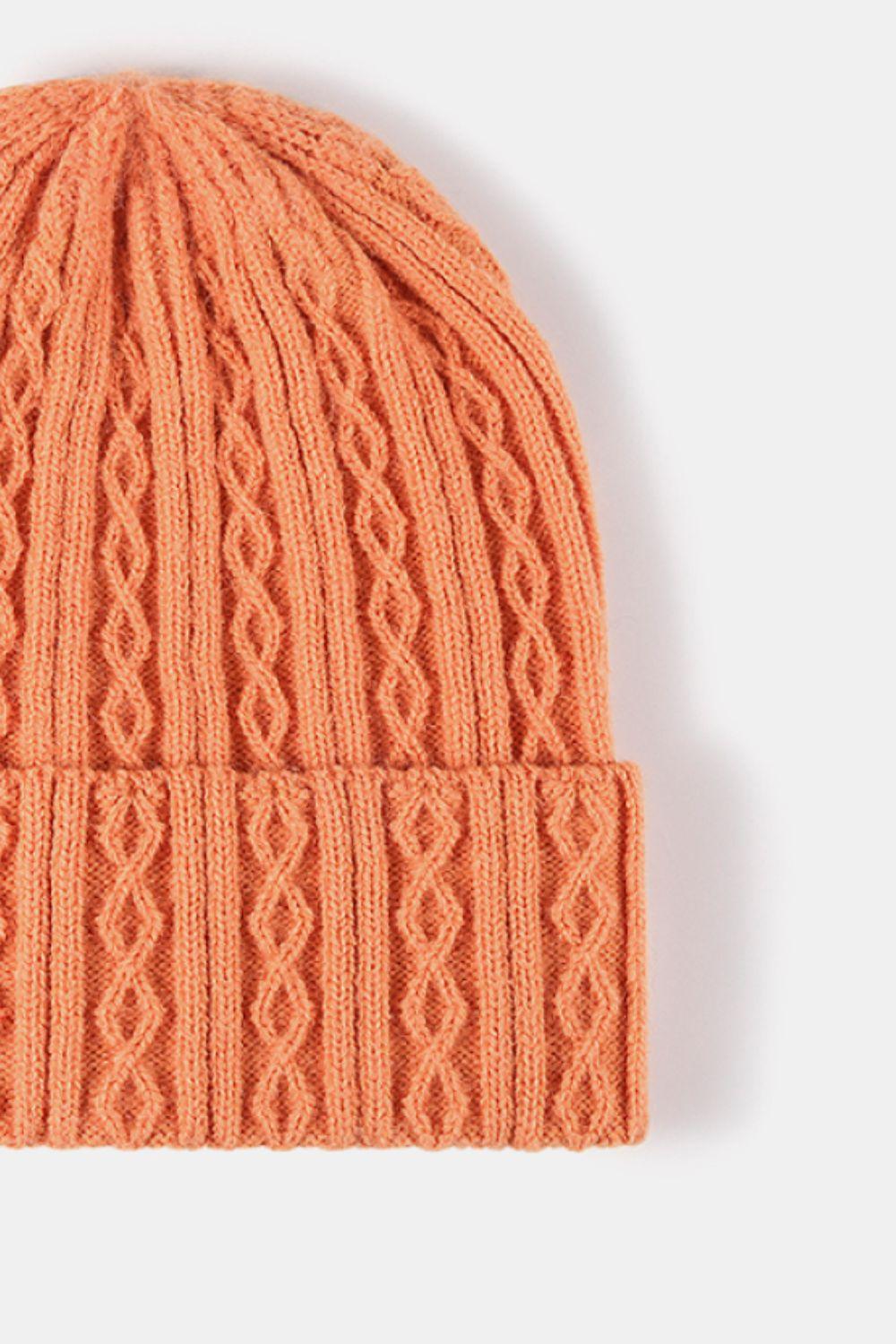 Mixed Knit Cuff Beanie - Flyclothing LLC