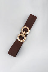 Zinc Alloy Buckle Elastic Belt - Flyclothing LLC