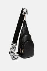 PU Leather Sling Bag - Trendsi