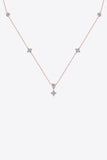 Moissanite 925 Sterling Silver Necklace - Flyclothing LLC