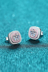 1 Carat Moissanite Stud Earrings - Flyclothing LLC