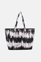 Printed PU Leather Tote Bag - Flyclothing LLC