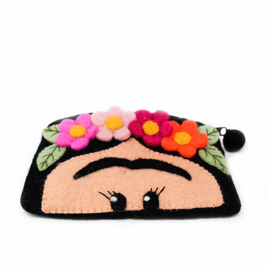 Hand Crafted Felt: Frida Pouch - Flyclothing LLC