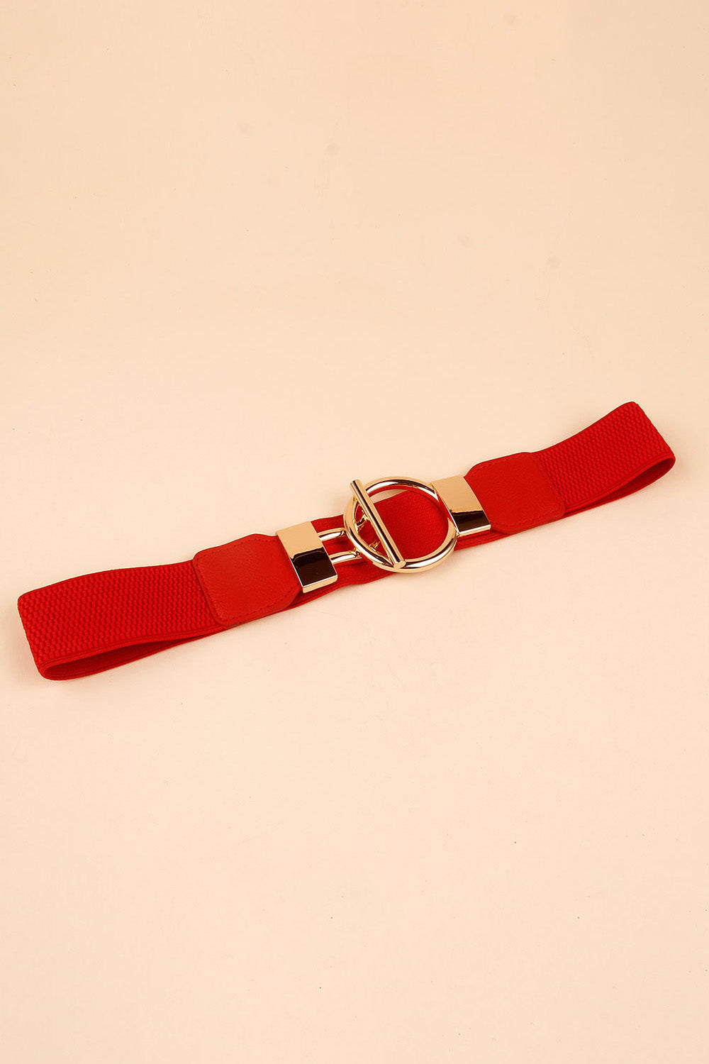 Circle Shape Buckle Zinc Alloy Buckle PU Leather Belt - Flyclothing LLC