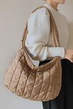 Large Quilted Shoulder Bag - Flyclothing LLC