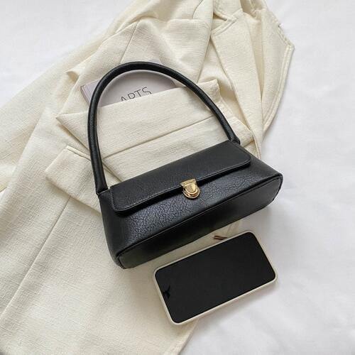 PU Leather Shoulder Bag - Trendsi