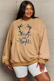 Simply Love Full Size MERRY AND BRIGHT Graphic Sweatshirt - Flyclothing LLC