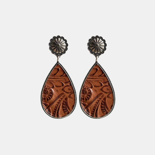 Alloy Teardrop Earrings - Flyclothing LLC