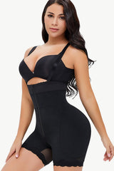 Full Size Spaghetti Strap Lace Trim Shaping Bodysuit - Flyclothing LLC