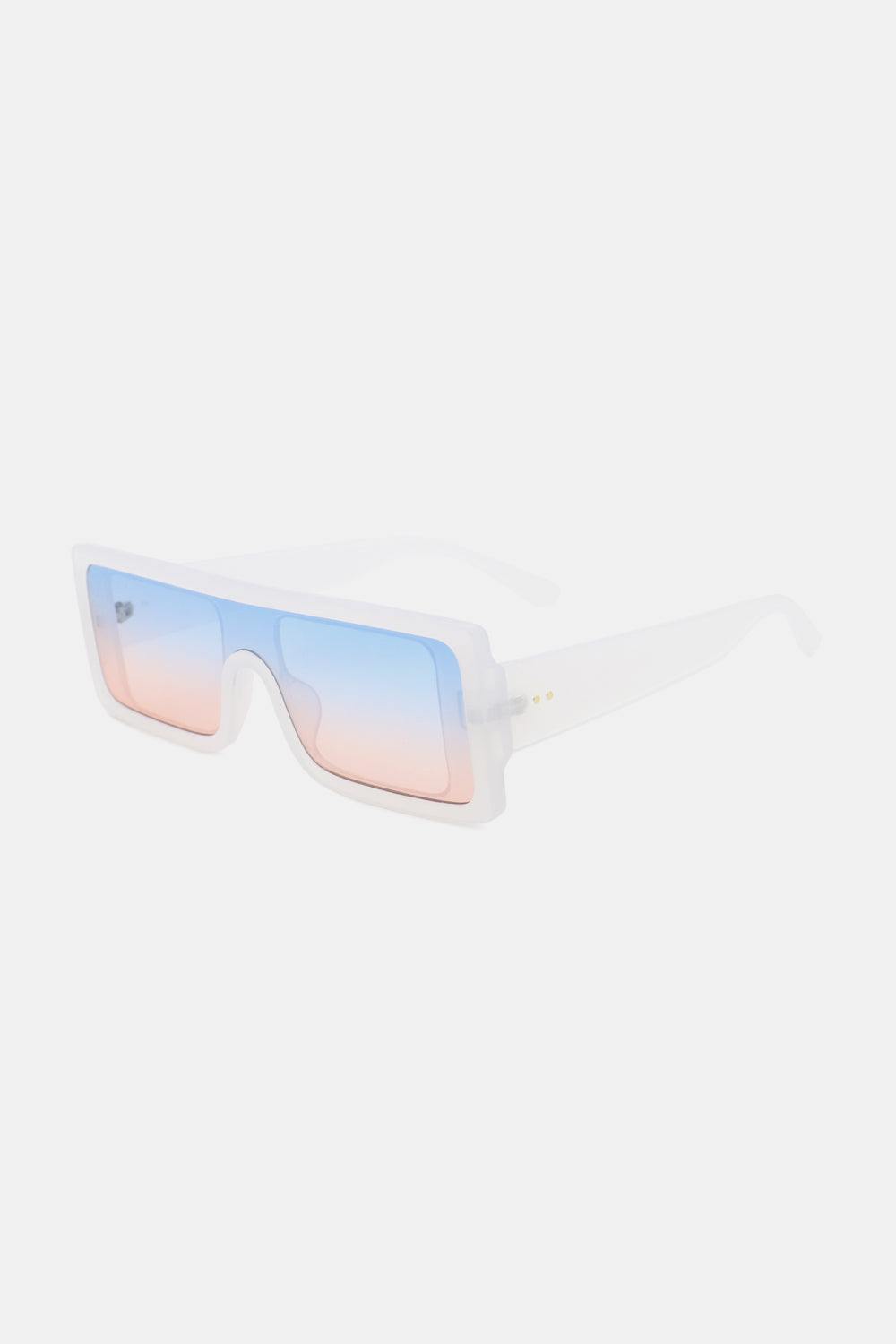 Polycarbonate Frame Rectangle Sunglasses - Flyclothing LLC