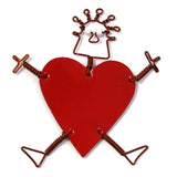 Dancing Girl Heart Pin - Creative Alternatives - Creative Alternatives