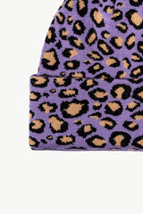 Leopard Pattern Cuffed Beanie - Trendsi