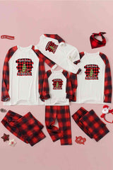 Graphic Top and Plaid Pants Set - Flyclothing LLC