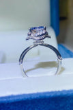 2 Carat Moissanite Contrast 925 Sterling Silver Ring - Flyclothing LLC