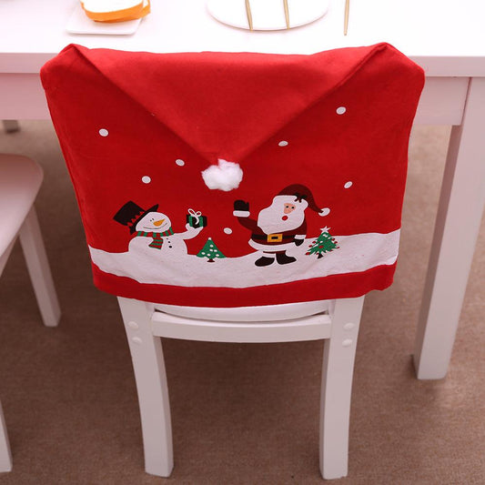 4-Pack Christmas Gnome Graphic Chair Cover - Flyclothing LLC