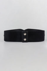 Elastic Wide PU Belt - Flyclothing LLC