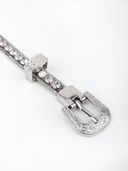 Rhinestone Metal Belt - Flyclothing LLC