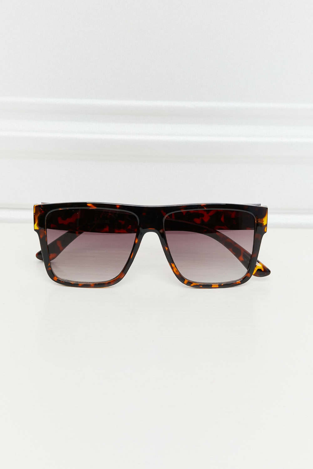 Tortoiseshell Square Full Rim Sunglasses - Flyclothing LLC