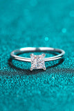 925 Sterling Silver Moissanite Solitaire Ring - Flyclothing LLC