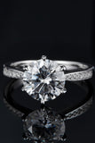 3 Carat Moissanite Side Stone Ring - Flyclothing LLC