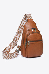 It's Your Time PU Leather Sling Bag - Flyclothing LLC