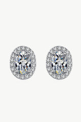 Future Style 1 Carat Moissanite Stud Earrings - Flyclothing LLC