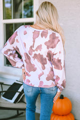 Round Neck Dropped Shoulder Sweatshirt - Flyclothing LLC