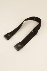 PU Elastic Snap Closure Belt - Flyclothing LLC