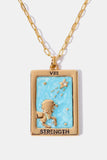 Tarot Card Pendant Copper Necklace - Flyclothing LLC